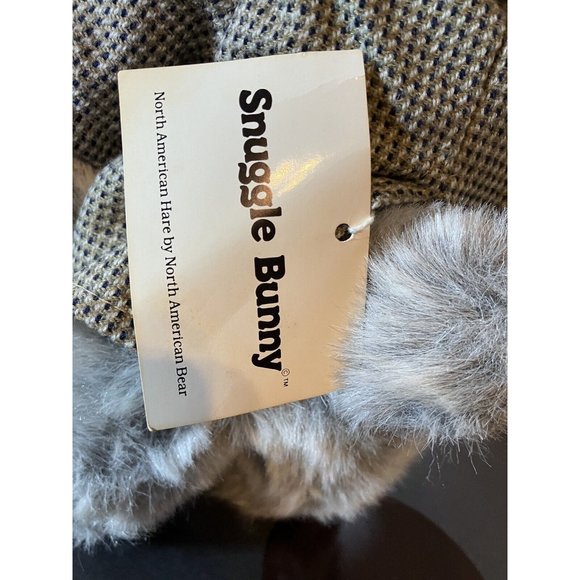 Hares Snuggle Bunny Plush Vintage 1983 North American Bear Co 12" Stuffed Animal - Picture 6 of 15